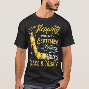 T-shirt Entrée Dans Mon Anniversaire De Septembre Avec Die