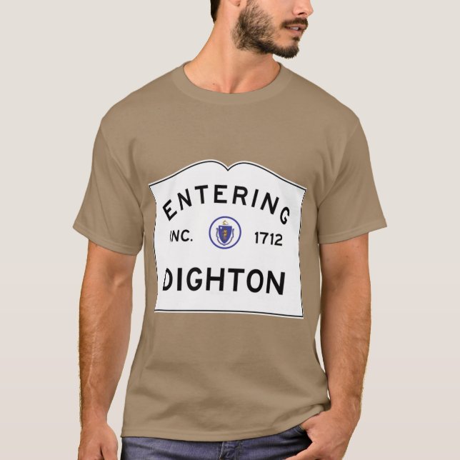 T-shirt Entrée de Dighton Massachusetts Commonwealth de Ma (Devant)