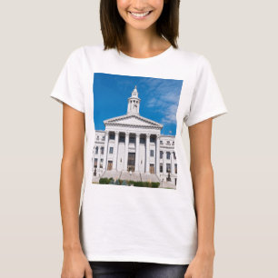 T-shirt Entrée de l'immeuble de la ville et du comté de De