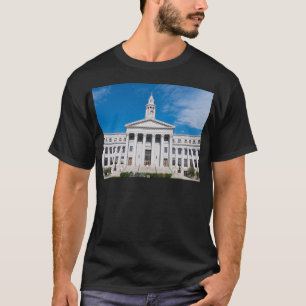 T-shirt Entrée du bâtiment de la ville et du comté de Denv