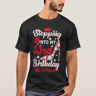 T-shirt Entrée en mai 33e anniversaire comme une reine