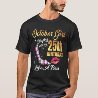 T-shirt Entrée En Mon 25E Anniversaire Comme Un Patron Pou