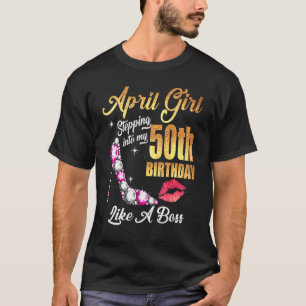 T-shirt Entrée En Mon 50E Anniversaire Comme Un Patron Pou