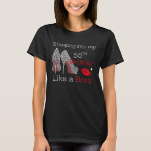 T-shirt Entrée En Mon 55E Anniversaire Comme Une Reine Dep