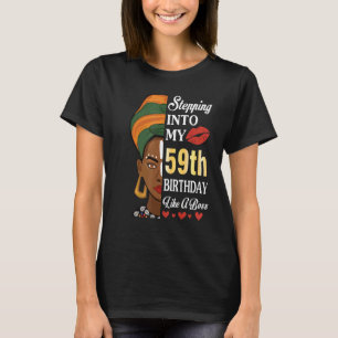 T-shirt Entrée En Mon 59E Anniversaire Comme Un Patron 59 