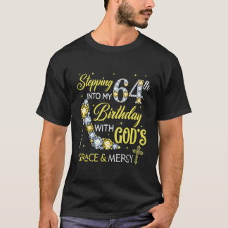 T-shirt Entrée En Mon 64E Anniversaire Pour Femmes