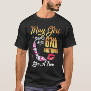 T-shirt Entrée En Mon 67E Anniversaire Comme Un Patron Pou