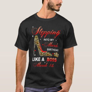 T-shirt Entrée En Mon 8 Mars Anniversaire Comme Un Patron