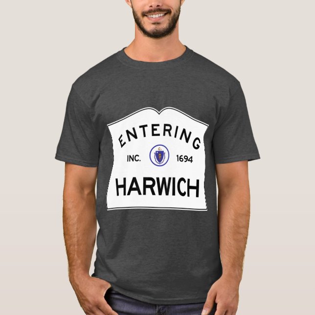 T-shirt Entrée Harwich Massachusetts Commonwealth de Mas (Devant)