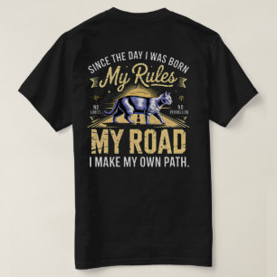 T-shirt Entrepreneur Chat Boss - Mes Règles Ma Rou