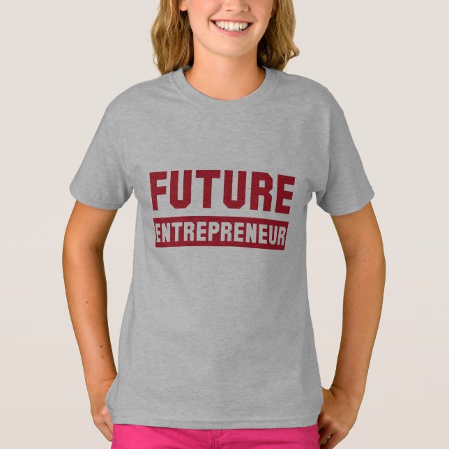 T-shirt Entrepreneur de demain, Entrepreneur (Devant)