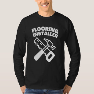 T-shirt Entrepreneur du sol de l'installateur de plancher