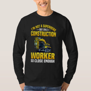 T-shirt Entrepreneur du travail de construction Casquettes