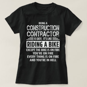 T-shirt Entrepreneur en construction