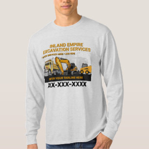 T-shirt Entrepreneur général de fouilles personnalisées Co