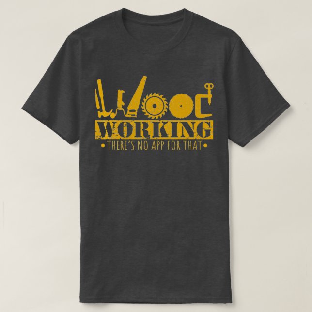 T-shirt Entrepreneur Outils de travail du bois Humour ouvr (Design devant)