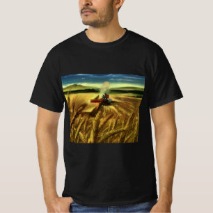 T-shirt Entreprise agricole vintage, culture du blé
