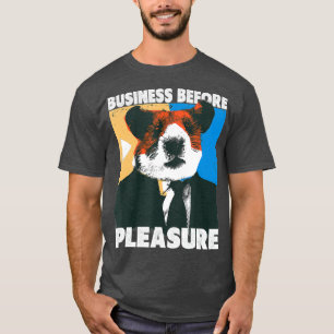 T-shirt Entreprise Avant Le Plaisir Funny Hamster Mème Cad