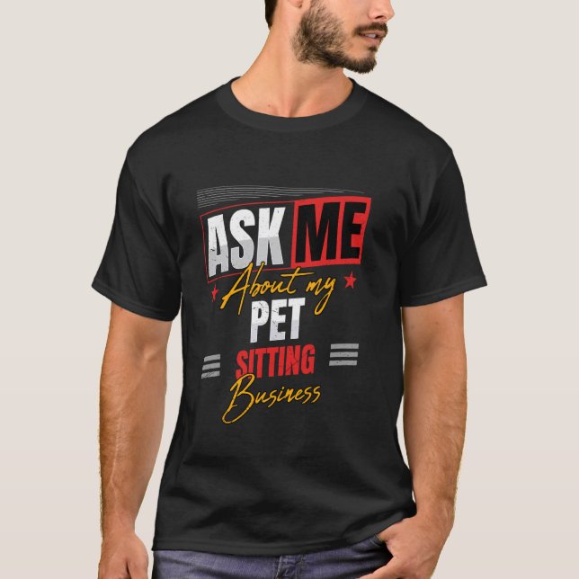 T-shirt Entreprise de garde d'animaux (Devant)
