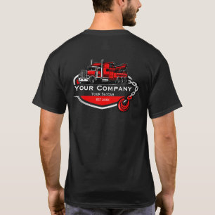 T-shirt Entreprise de remorquage professionnelle, service