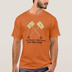 T-shirt Entreprise de tournage de neige