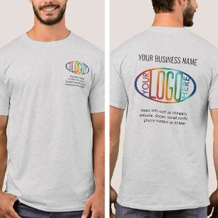 T-shirt Entreprise du logo commercial imprimé sur mesure a