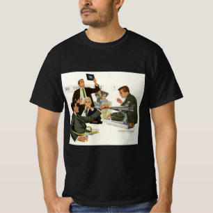 T-shirt Entreprise Vintage, réunion de cadres de compagnie