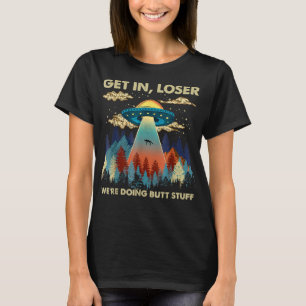 T-shirt Entrer dans Alien perdant UFO Drôle On fait des bê