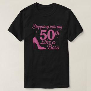 T-shirt Entrer dans les 50 ans comme un patron 