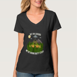 T-shirt Entrer dans les perdants on fait des trucs de cul