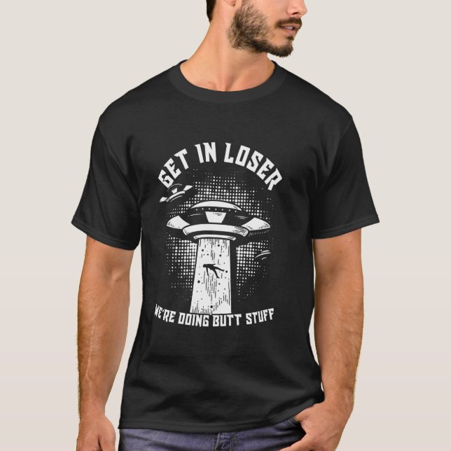 T-shirt ENTRER DANS LOSER NOUS FAISONS MAIS STUFF Alien en (Devant)