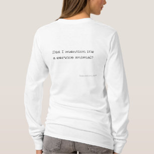 T-shirt Entretenez la pièce en t animale de LS pour la