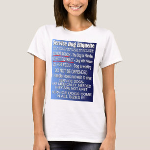 T-shirt Entretenez l'étiquette de chien - fondements