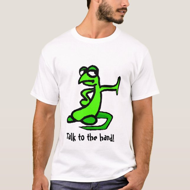 T-shirt Entretien à la main ! (Devant)