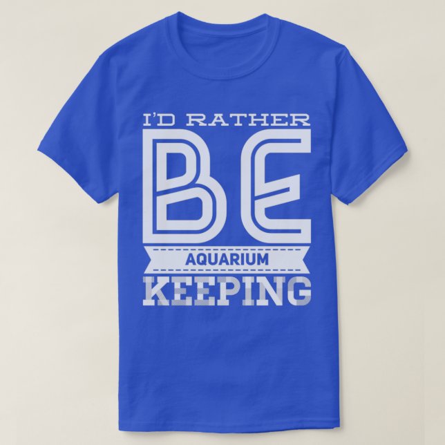 T-shirt Entretien de l'aquarium 2 (Design devant)