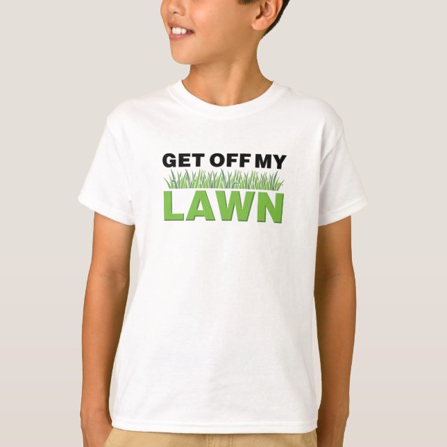 T-shirt Entretien de pelouse (Devant)