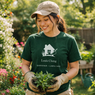 T-shirt Entretien de pelouse jardinage gazon tondeuse 