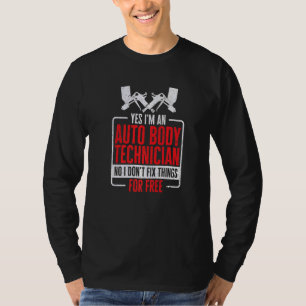 T-shirt Entretien des véhicules de réparation de carrosser