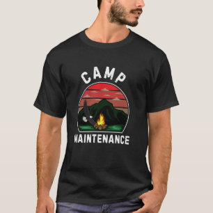T-shirt Entretien du camp Rétro Personnel du camping Campe