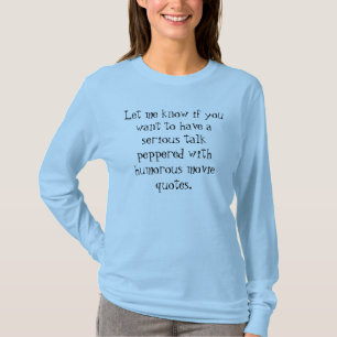 T-shirt Entretien sérieux