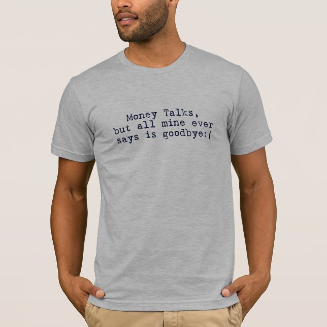 T-shirt Entretiens d'argent (Devant)