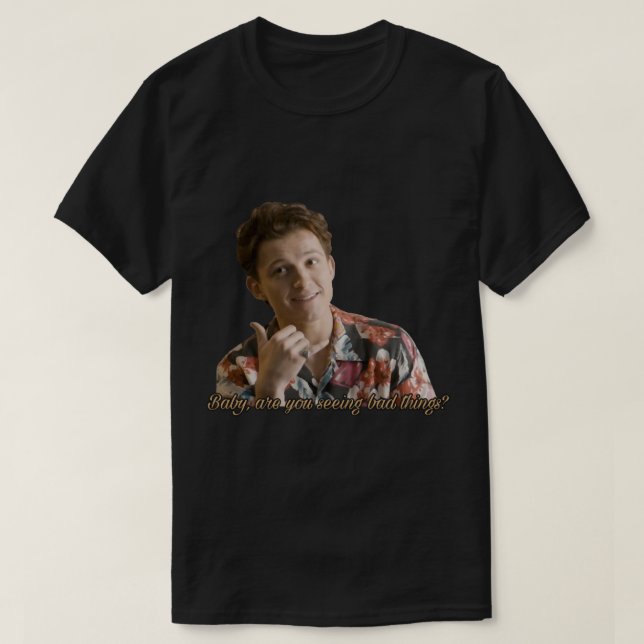 T-shirt Entrevue avec Tom Holland GQ (Design devant)