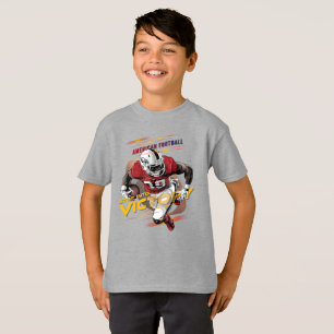 T-shirt Entrez dans la victoire Football Américain   Enfan