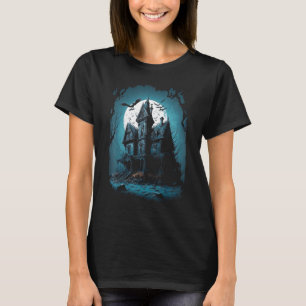 T-shirt Entrez dans le manoir hanté Halloween effrayant