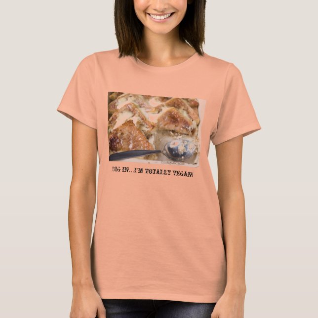 T-shirt Entrez...Je suis complètement végétalien ! (Devant)