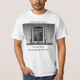T-shirt Entrez Si Vous Osez En Niveaux De Gris