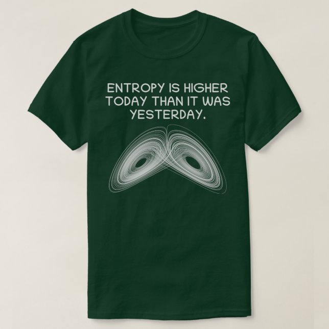 T-shirt Entropy Thermodynamique Physique Enseignant Scienc (Design devant)