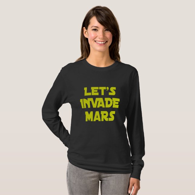 T-shirt Envahissons Mars    (Devant entier)