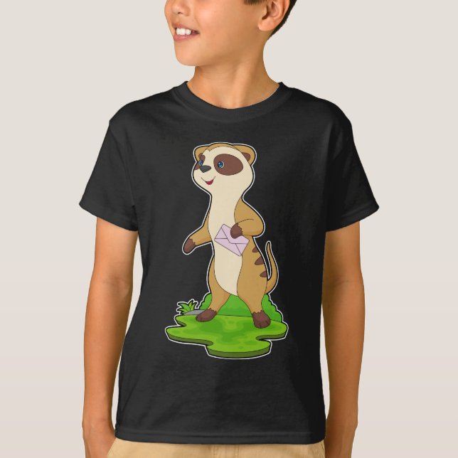 T-shirt Enveloppe Meerkat (Devant)