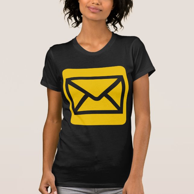T-shirt Enveloppe Sign - Ambre (Devant)
